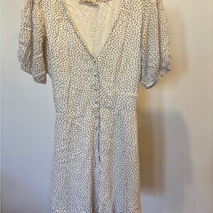 Abercrombie & Fitch Black and White Midi Dress